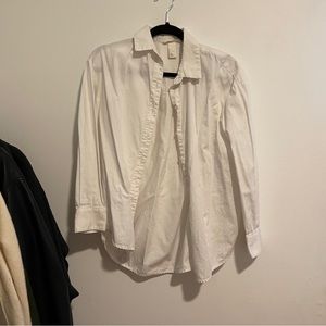 white button down h&m